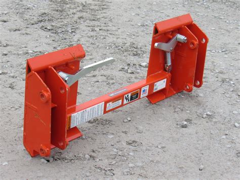 kubota pin on loader to skid steer quick attach adapter|kubota quick attach bucket adapter.